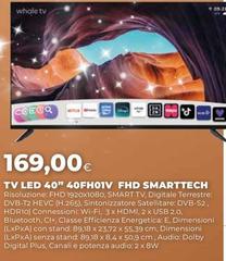Smart technologies - Tv Led 40