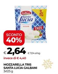 Galbani - Mozzarella Tris Santa Lucia