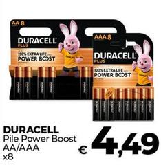 Duracell - Pile Power Boost AA/AAA