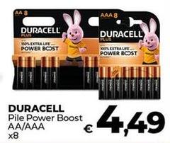 Duracell - Pile Power Boost Aa/aaa