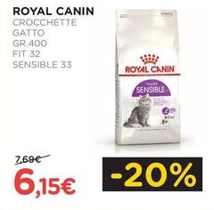 Royal Canin - Crocchette Gatto Fit 32 Sensible 33