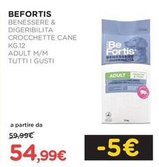 Befortis - Benessere & Digeribilita Crocchette Cane Adult