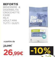 Befortis - Benessere & Digeribilita Crocchette Cane Adult Mini