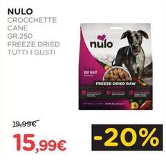 Nulo - Crocchette Cane Freeze Dried
