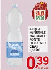 Crai - Acqua Minerale Naturale Fonte Delle Alpi