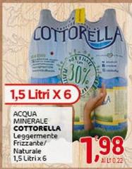 Cottorella - Acqua Minerale Leggermente Frizzante/ Naturale