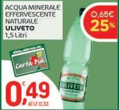 Uliveto - Acqua Minerale Effervescente Naturale
