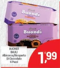 Bauli - Buondì Albiocce/Ricoperto Di Cioccolato