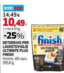 Finish - Detersivo Per Lavastoviglie Ultimate Plus