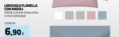 Lenzuolo Flanella Con Angoli