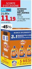 Sole - Detersivo Liquido Per Lavatrice