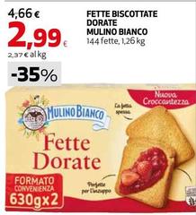 Mulino Bianco - Fette Biscottate Dorate