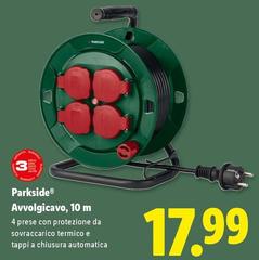 Parkside - Avvolgicavo, 10 M