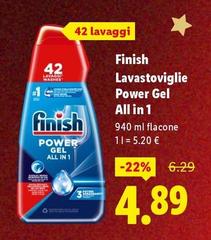 Finish - Lavastoviglie Power Gel All In 1