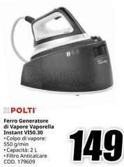 Polti - Ferro Generatore Di Vapore Vaporella Instant V50.50.30
