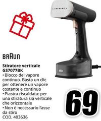 Braun - Stiratore Verticale GS7077BK