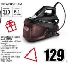 Energia - Generatore Di Vapore Mod. VR8316