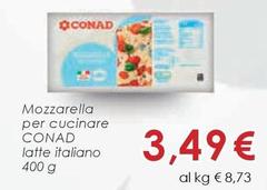 Conad - Mozzarella Per Cucinare Latte Italiano