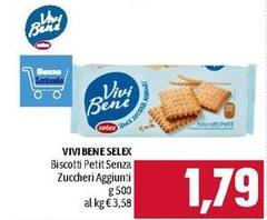 Selex - Vivi Bene Biscotti Petit Senza Zuccheri Aggiunti