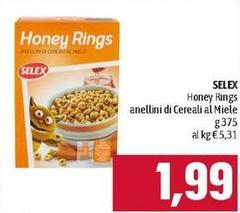 Selex - Honey Rings Anellini Di Cereali Al Miele