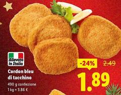 Cordon Bleu Di Tacchino