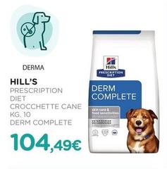 Hill'S - Prescription Diet Crocchette Cane Derm Complete