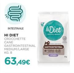 Hi Diet - Crocchette Cane Gastrointestinal Medium/Large