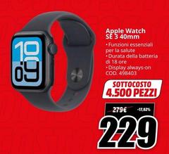 Apple - Watch SE 3 40mm