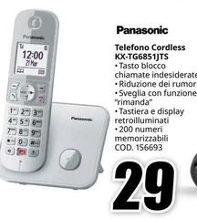 Panasonic - Telefono Cordless KX-TG6851JTS