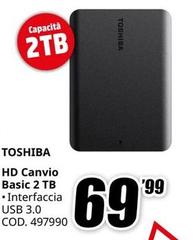 Toshiba - HD Canvio Basic 2 TB