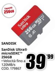 Sandisk - Ultra MicroSdxc 256GB