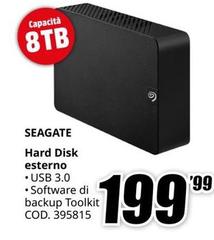 Seagate - Hard Disk Esterno USB