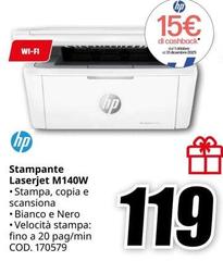 HP - Stampante Laserjet M140W