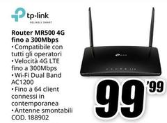 Tp-Link - Router Mr500 4g Fino A 300mbps