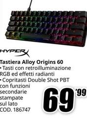 Tastiera Alloy Origins 60
