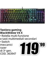 Razer - Tastiera Gaming Blackwidow V4 X