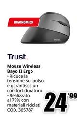 Trust - Mouse Wireless Bayo Ii Ergo