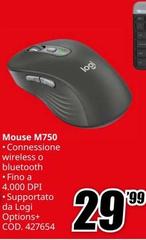Logitech - Mouse M750 Connessione Wireless O Bluetooth