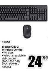 Trust - Mouse Ody 2 Wireless Combo