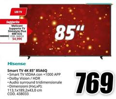 Hisense - Tv 4k 85