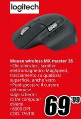 Logitech - Mouse Wireless Mx Master 3S