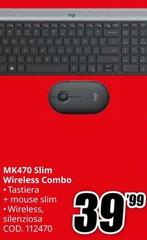 Logitech - Mk470 Slim Wireless Combo