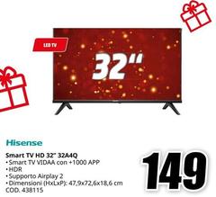 Hisense - Smart Tv Hd 32
