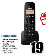 Panasonic - Telefono Cordless KX-TGB610JTB