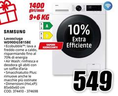 Samsung - Lavasciuga W900dg5b15be