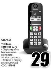 Gigaset - Telefono Cordless E270