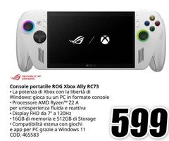 Cuor di scelta - Console Portatile Rog Xbox Ally RC73