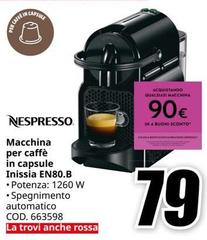 Nespresso - Macchina Per Caffè In Capsule EN80.B