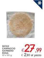 Carpaccio Gambero Rosa