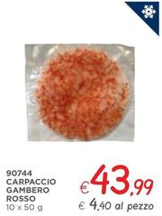 Carpaccio Gambero Rosso